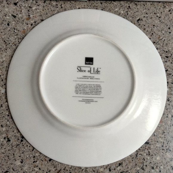 Slice of Life 1959 Cadillac Collector's Dinner Plate - Picture 5 of 6